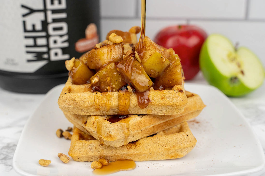 Apple Cinnamon Protein Waffles