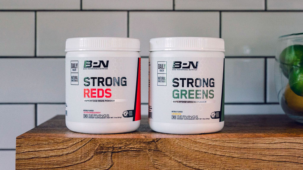 BARE PERFORMANCE NUTRITION, BPN Strong Greens Superfood Powder, Improved  Digestion, Increased Energy, Immune System Support, Lemon
