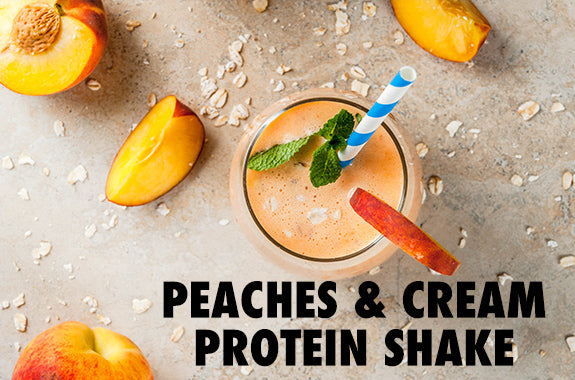 Peaches & Cream Protein Shake Recipe