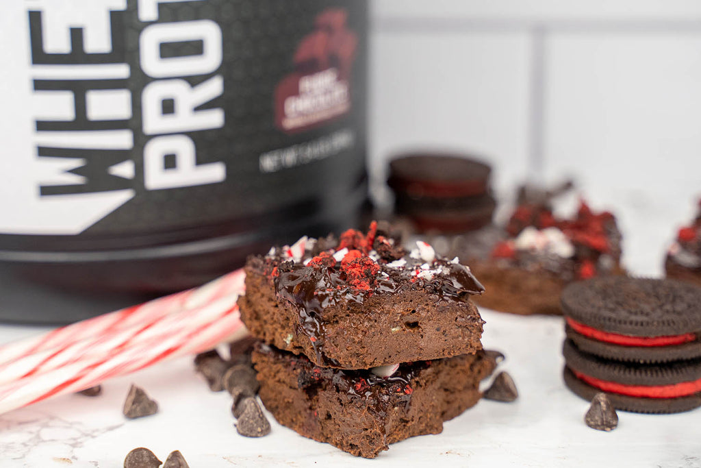 Peppermint Protein Oreo Brownies