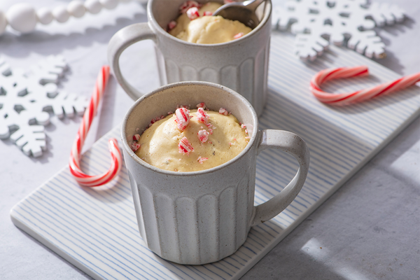 Eggnog Protein Mug Cake