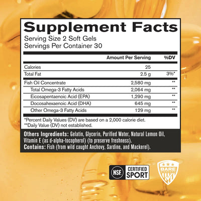 Strong Omega / Fish Oil Soft Gel