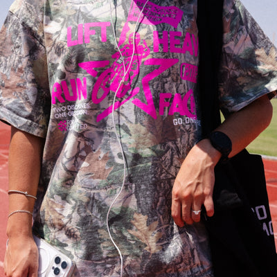 LHRF Camo Tee - Pink