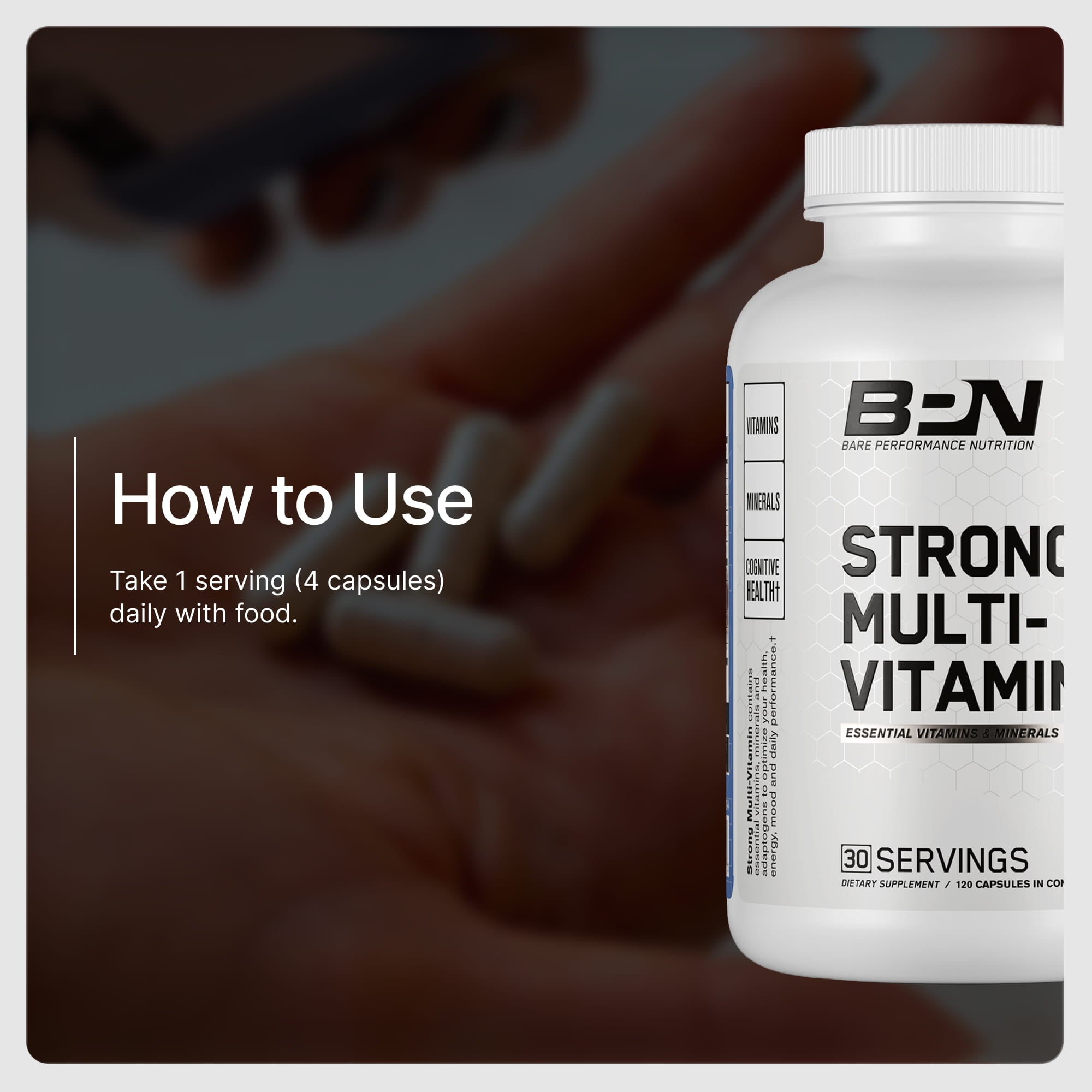 Strong Multi-Vitamin | Best Multi-Vitamin | Bare Performance Nutrition