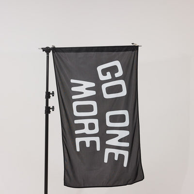 Go One More Flag - Black