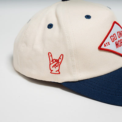 Diamond Snapback / Cream