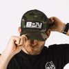 Snapback Hat / Black + Camo
